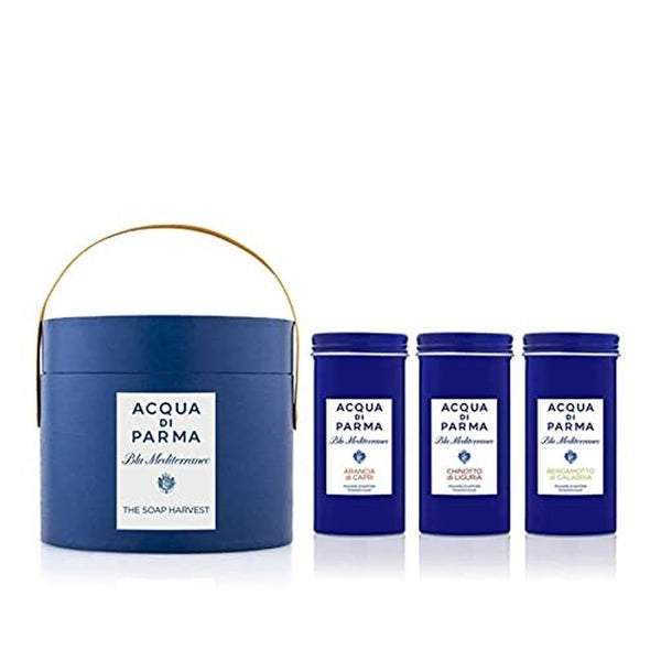 Acqua di Parma Blu Mediterraneo The Soap Harvest Gift Set 3 x 70g Powder Soap
