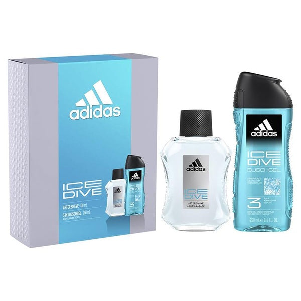 Adidas Ice Dive Gift Set 100ml EDT + 250ml Shower Gel