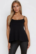 Black Strappy Cami Top