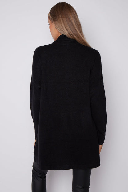 Black Fringed Tassel Cardigan