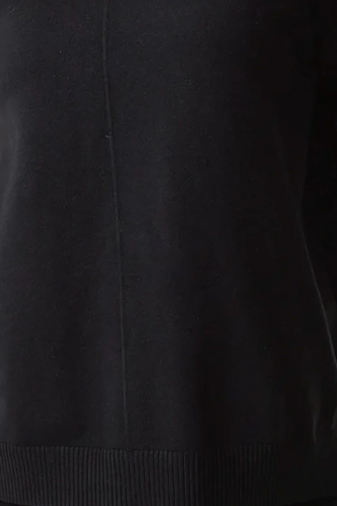Black Knitted Roll Neck Jumper & Trouser Set