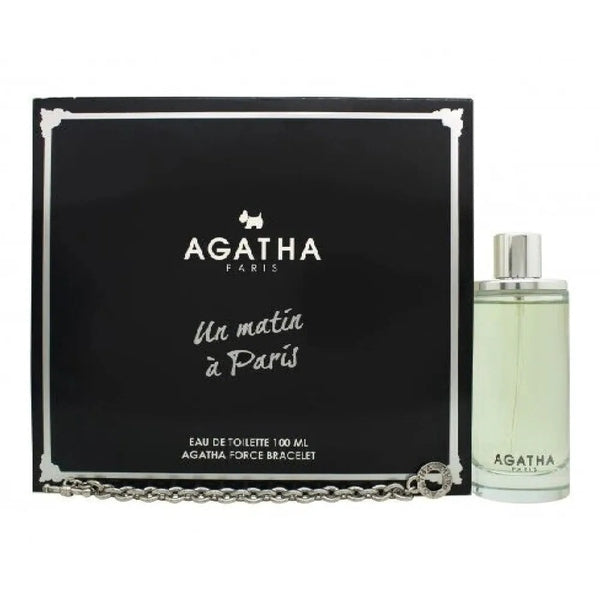 Agatha Paris Un Matin à Paris Gift Set 100ml EDT Spray + Bracelet (This Gift Set contains:

1 x 100ml EDT Spray
1 x Bracelet)