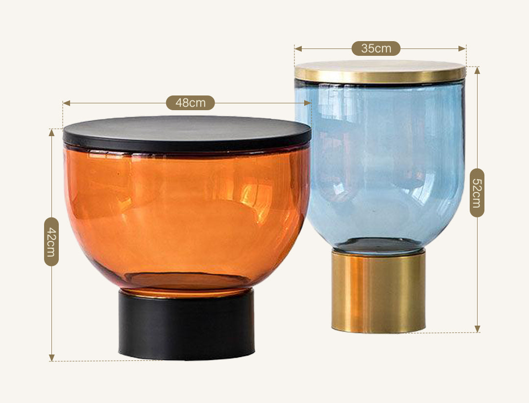 Agora Coffee Table Set, Glass