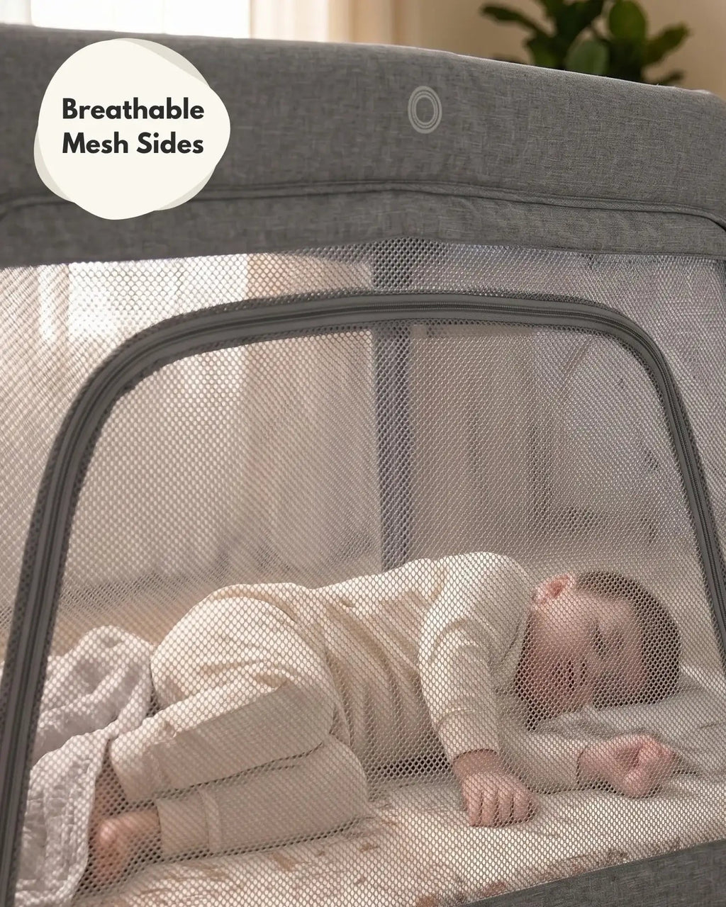 Airpod 3 Travel Cot Includes Newborn Insert - Light Grey