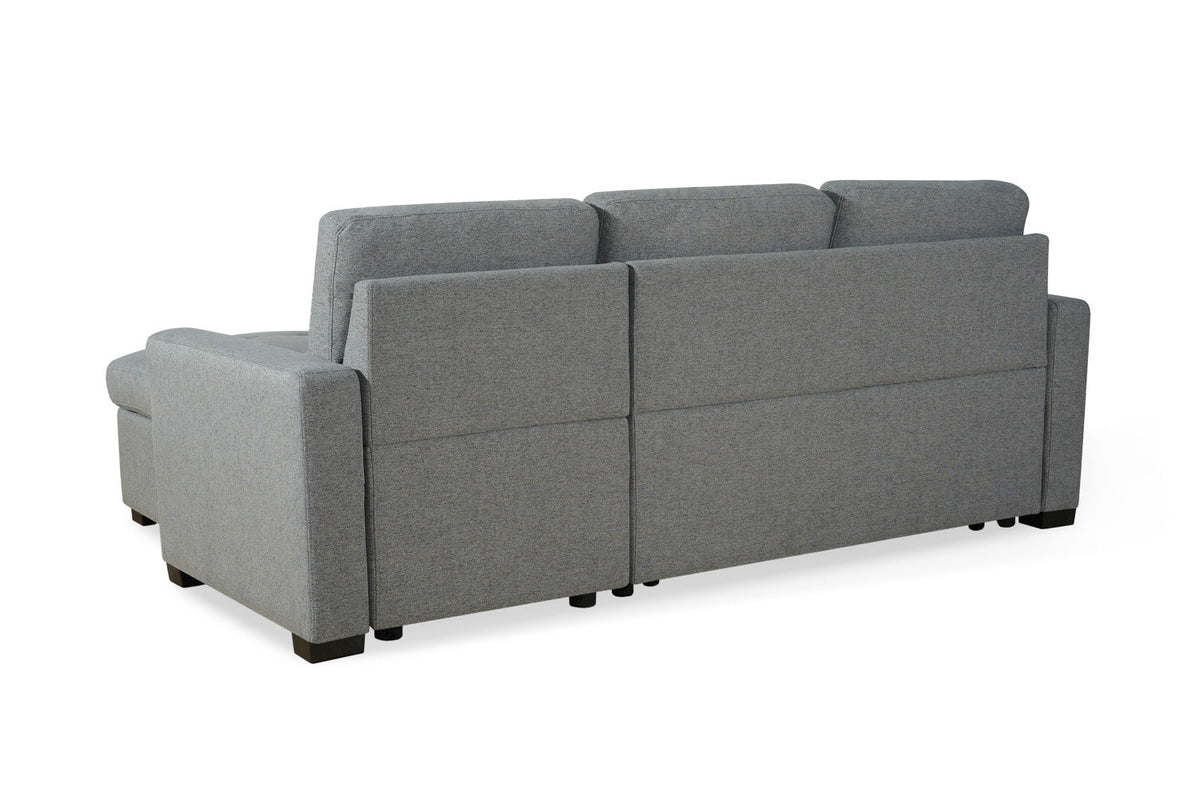 Alder Grey Universal Corner Sofabed: Stylish, Comfortable, Versatile, Space-Saving Design