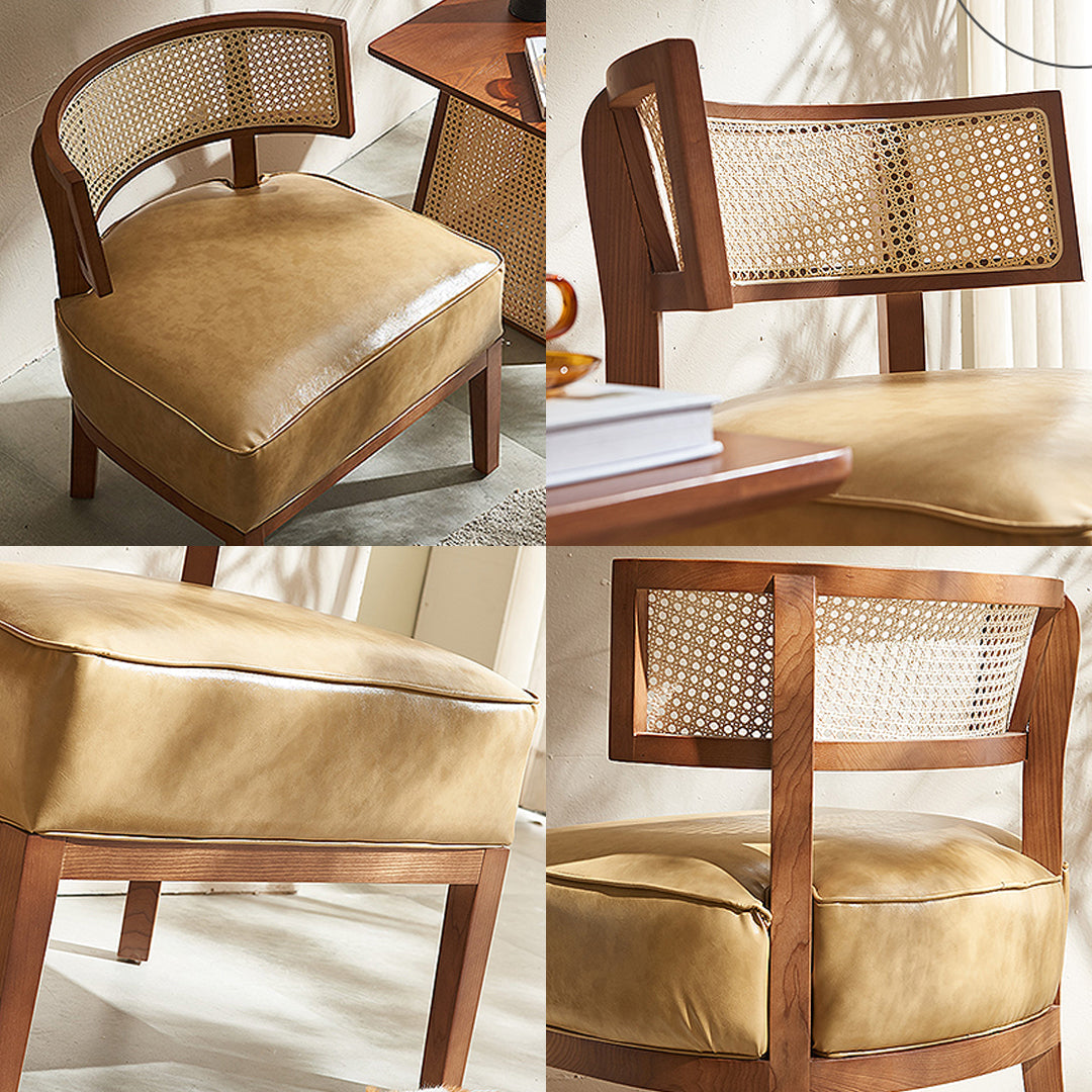 Alexa Rattan Lounge Chair, Armchair