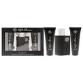 Alfa Romeo Black Gift Set 125ml EDT + 100ml Shower Gel + 100ml Aftershave Balm
