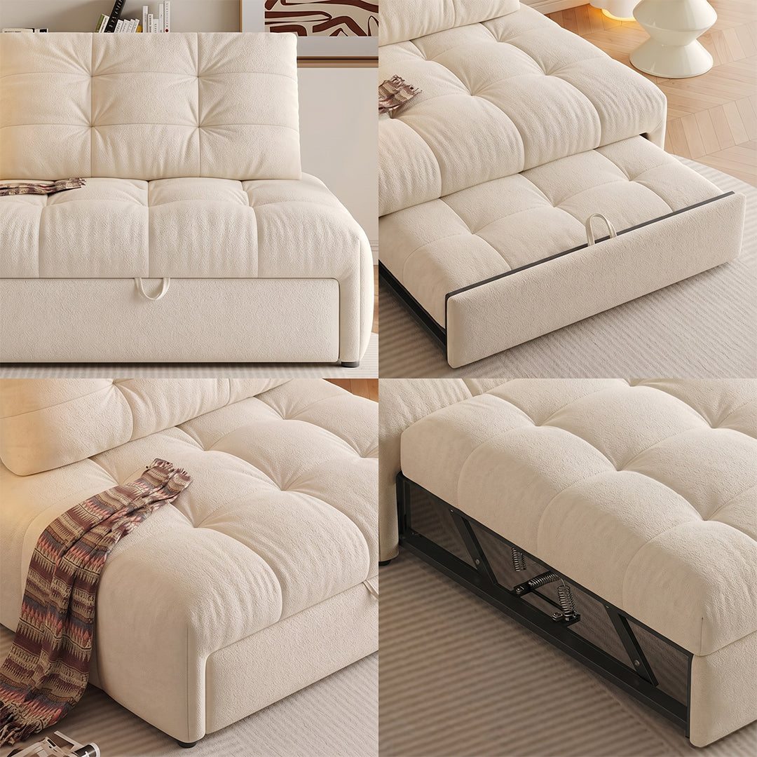 Alhassan Sleeper Armchair, Single Seater Bed, Leathaire
