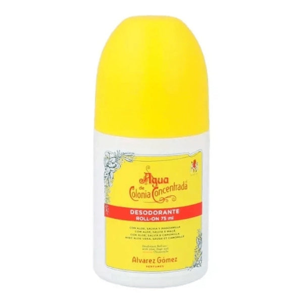 Alvarez Gomez Agua de Colonia Concentrada Alcohol Free Deodorant 75ml Roll On