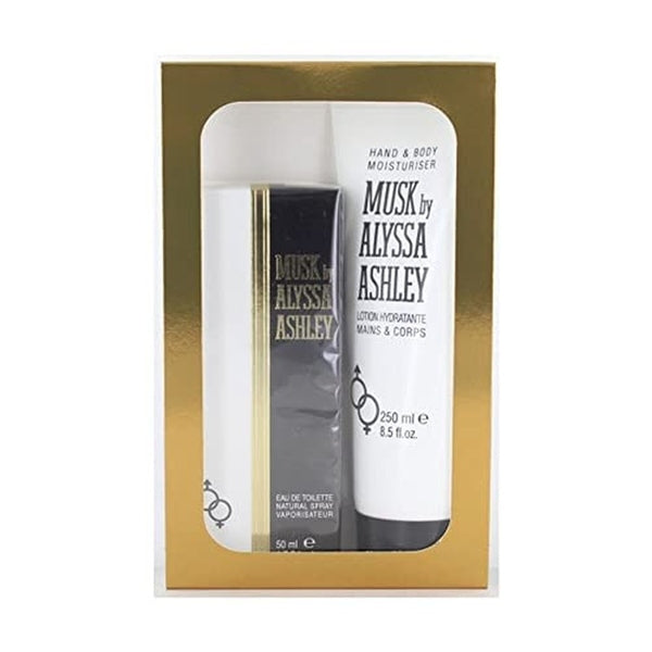 Alyssa Ashley Musk Gift Set 50ml EDT + 250ml Hand & Body Lotion