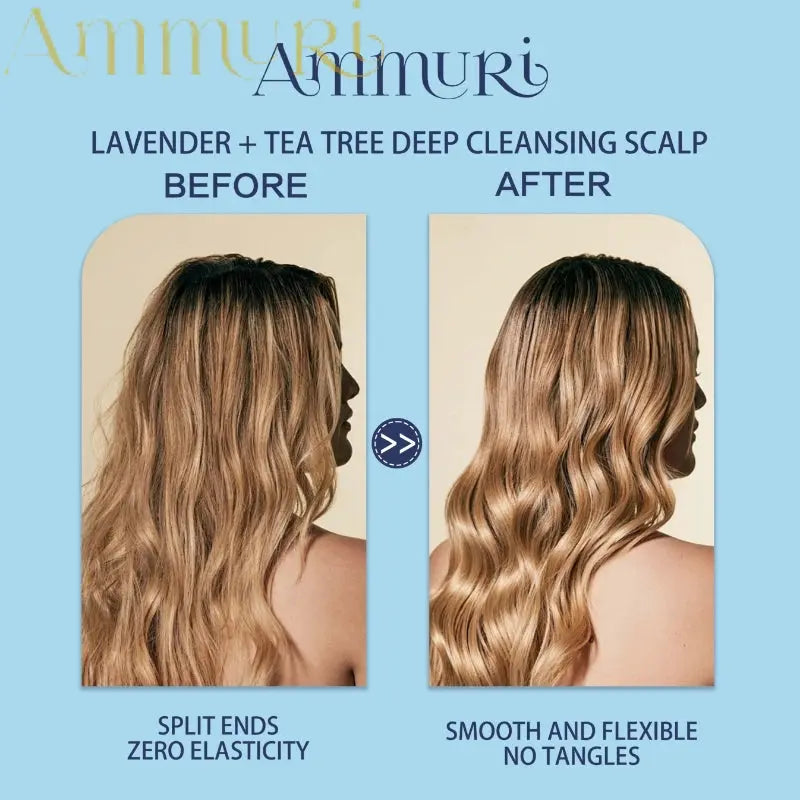 Ammuri Biotin & Caffeine Shampoo | Supports Thicker, Fuller-Looking Hair | 473ml