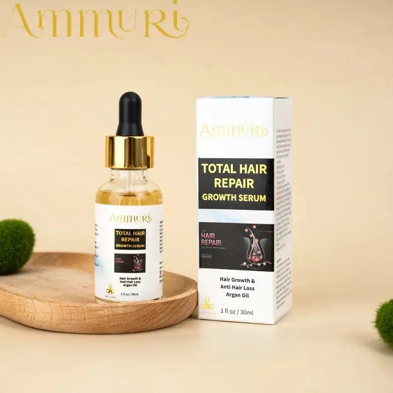 Ammuri Biotin & Caffeine Shampoo & Hair Repair Oil | Fuller-Looking Hair Routine