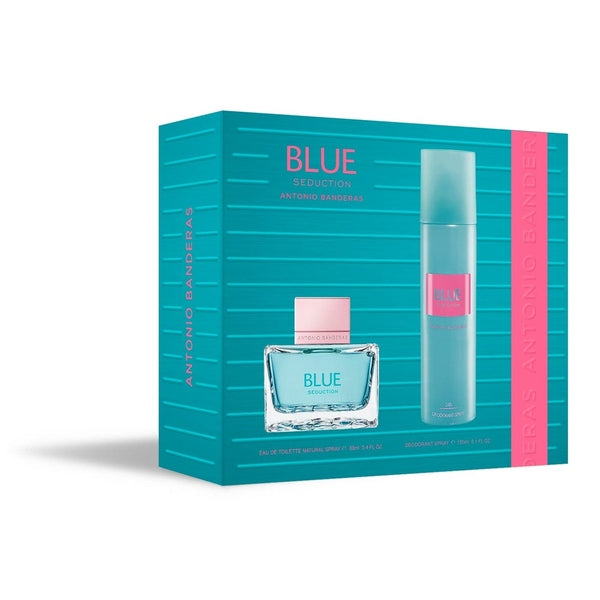 Antonio Banderas Blue Seduction for Women Gift Set 80ml EDT + 150ml Deodorant Spray