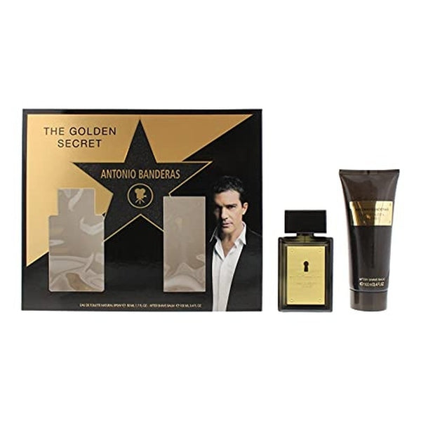 Antonio Banderas The Golden Secret Gift Set 50ml EDT + 100ml A/Shave Balm