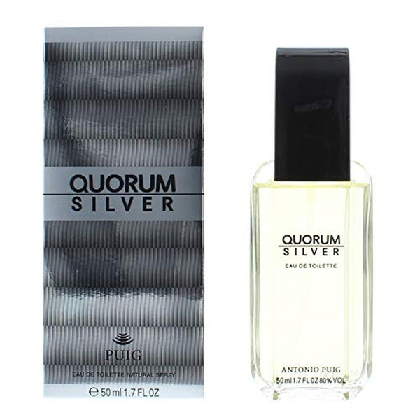 Antonio Puig Quorum Silver Eau de Toilette 50ml Spray