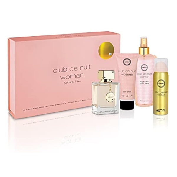 Armaf Club De Nuit Women Gift Set 30ml EDP + 75g Deodorant Stick + 50ml Hand Cream + 55ml Hair Mist
