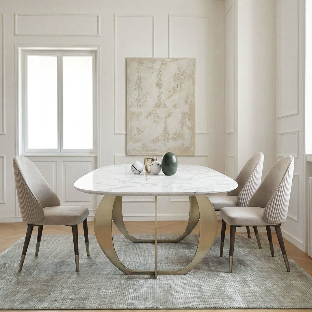 Arpen Dining Table, Marble, Dining Table Set