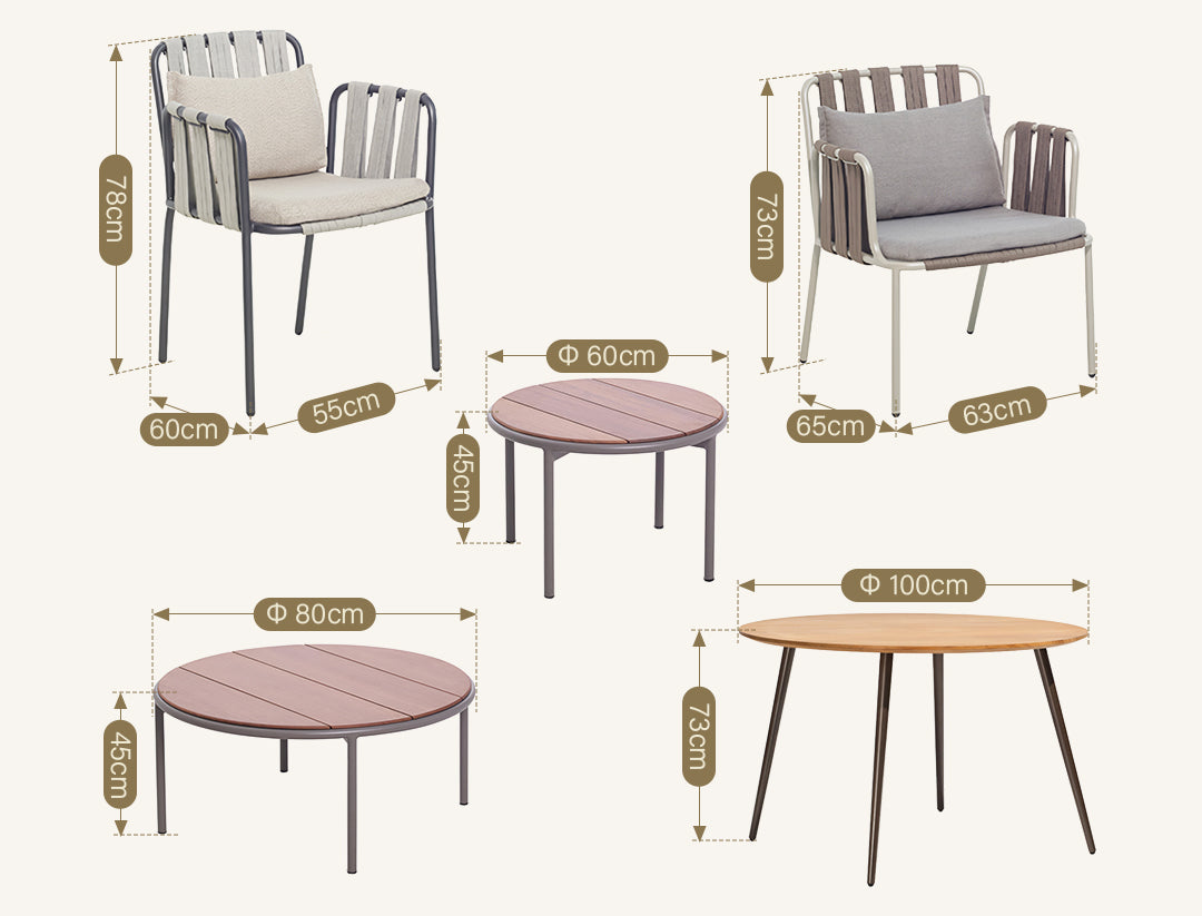 Artemis Outdoor Rattan Dining Chair, For Patio Garden