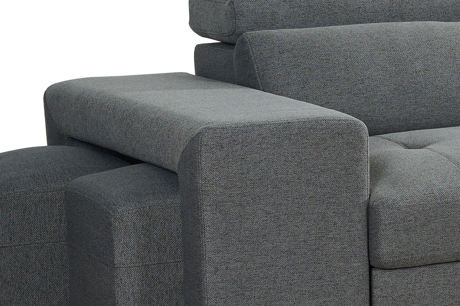 Artemis Grey Universal Corner Sofabed with Storage & Easy Conversion