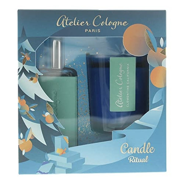 Atelier Cologne Clémentine California Gift Set 30ml Cologne Absolue (Pure Perfume) + 70g Candle
