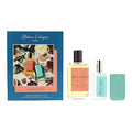 Atelier Cologne Gift Set 100ml Pomelo Paradis Cologne Absolue (Pure Perfume) + 30ml Clémentine California Cologne Absolue (Pure Perfume) + Leather Case