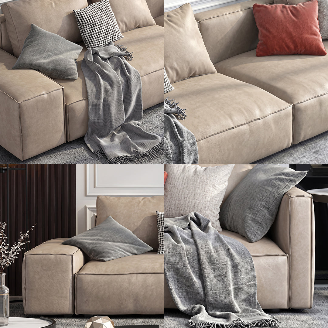 Aula Two Seater, Three Seater, Four Seater Sofa, Modular Sofa, Leathaire