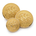 St George & The Dragon Blazer Button In Gold