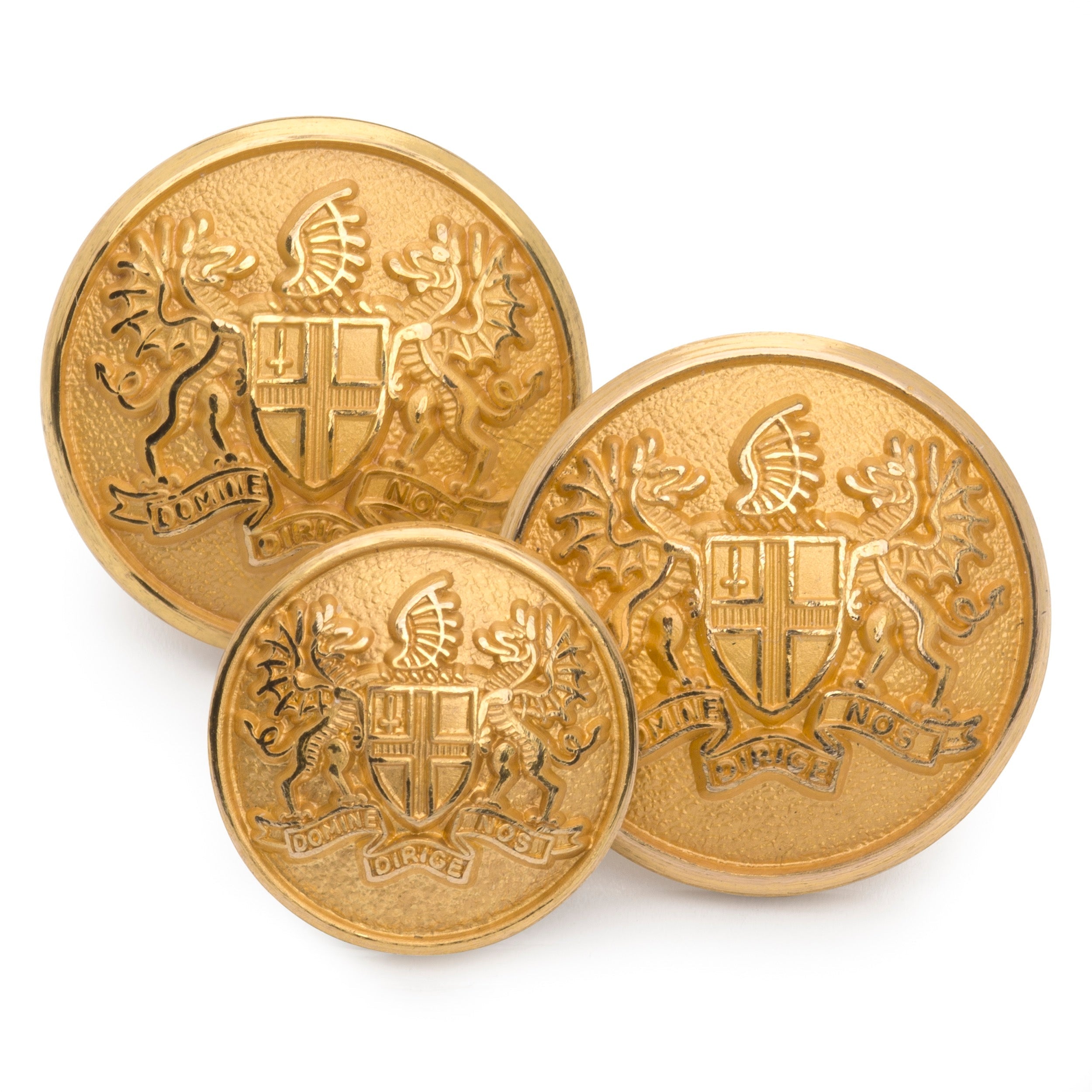City Of London Blazer Button In Gold