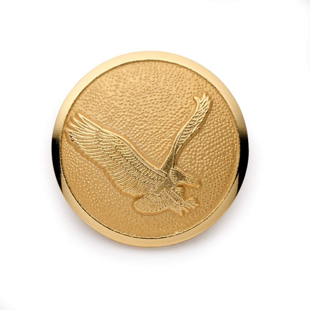 American Eagle Blazer Button In Gold
