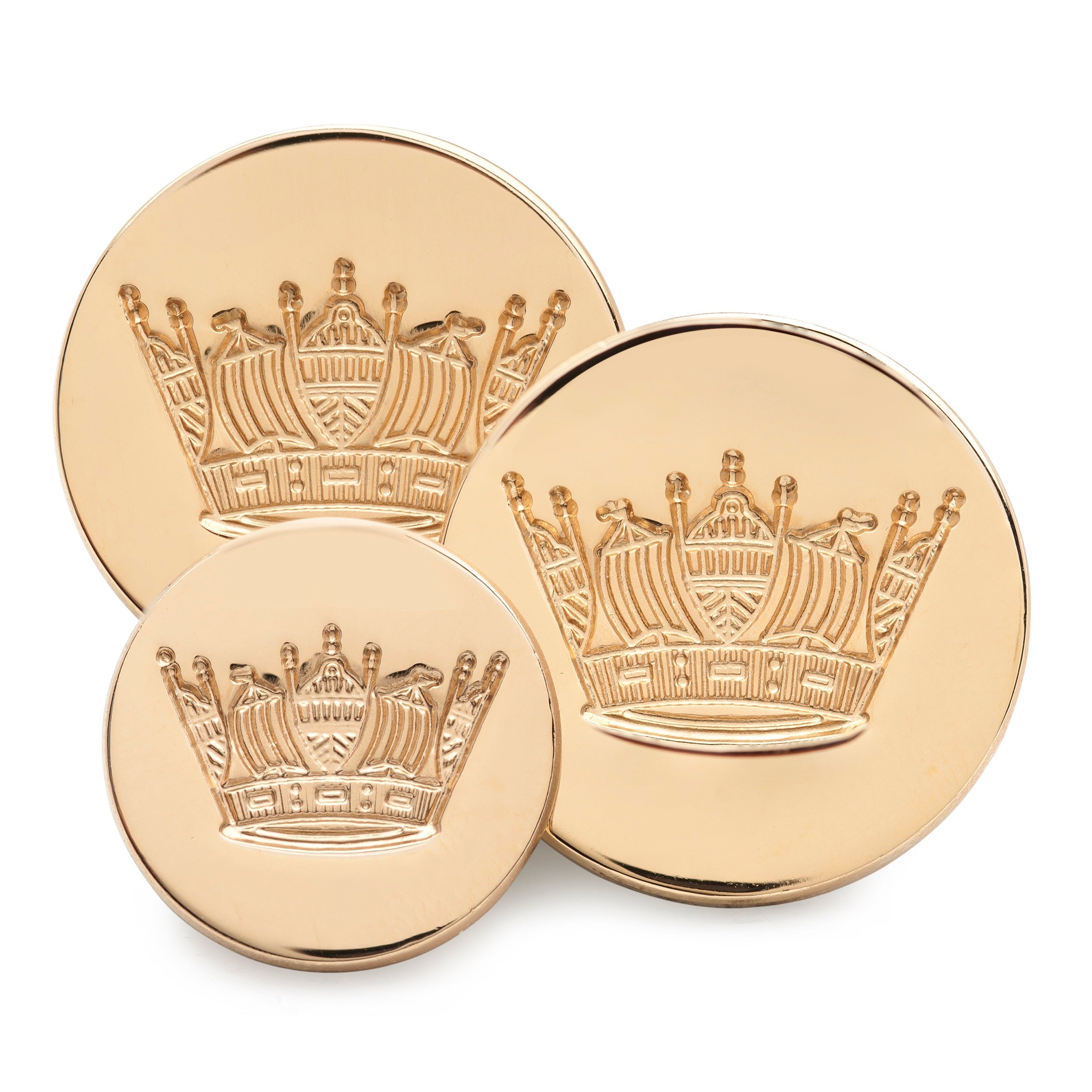 Naval Coronet Blazer Button In Gold
