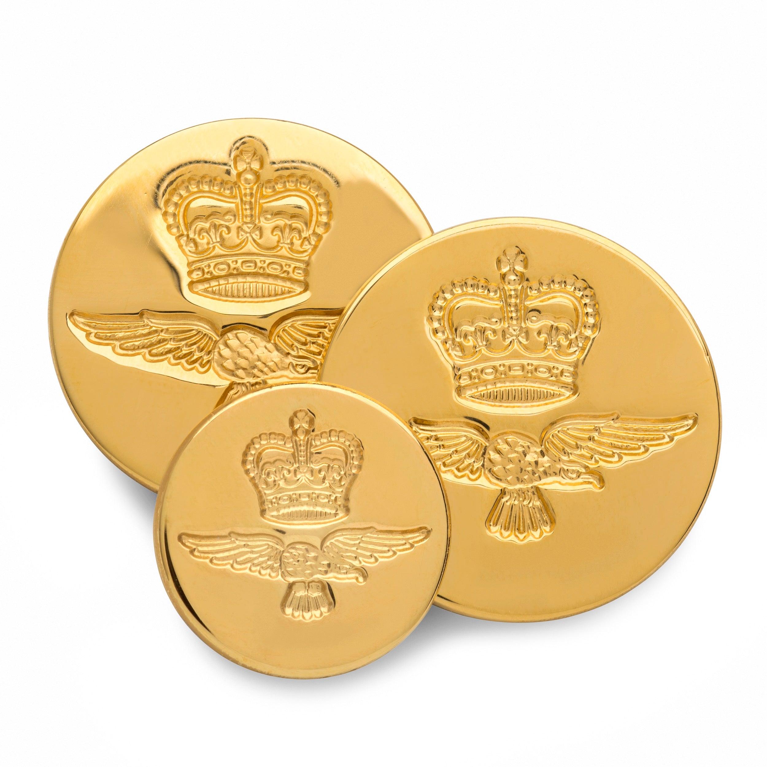Royal Air Force Blazer Button Set In Gold