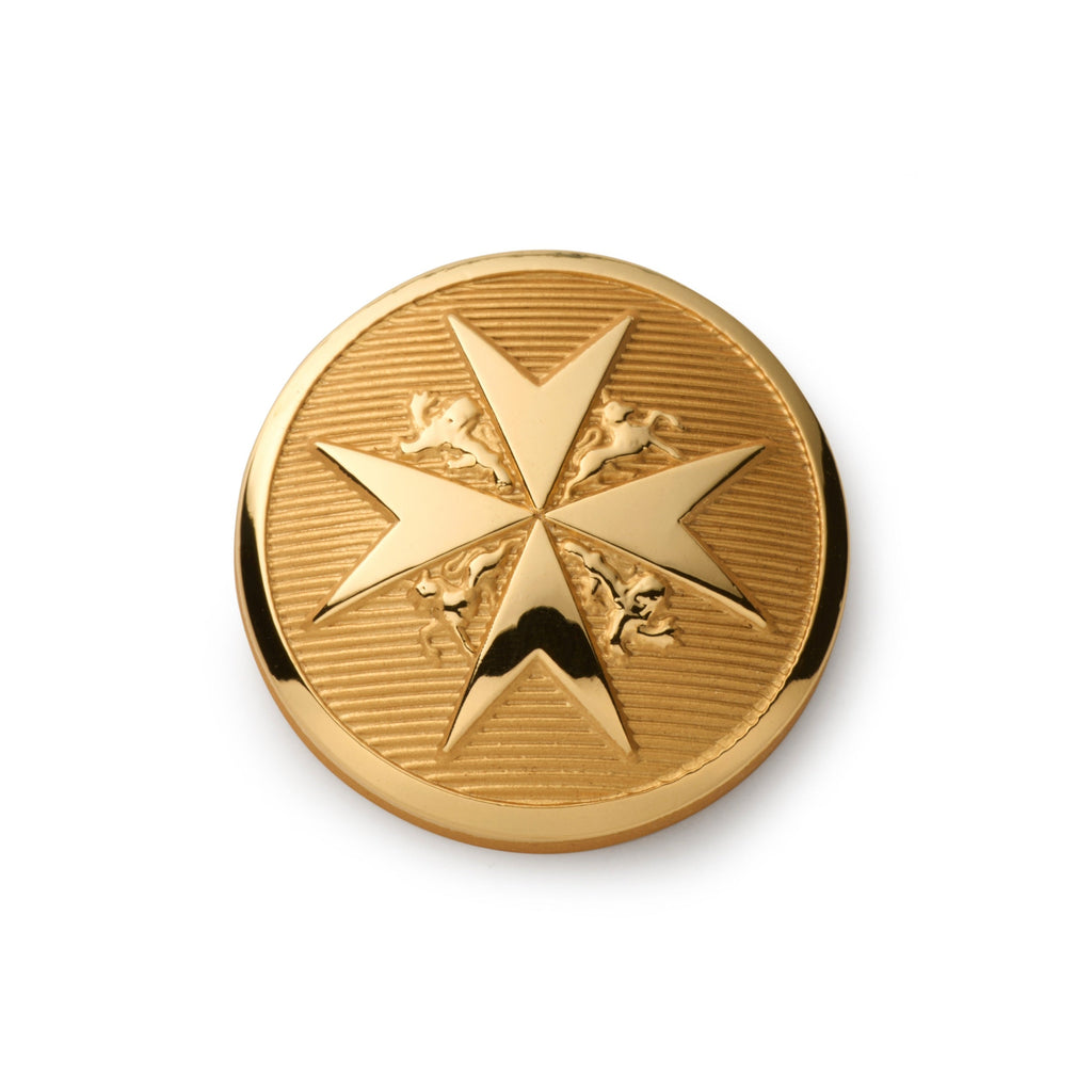 Maltese Cross Blazer Button