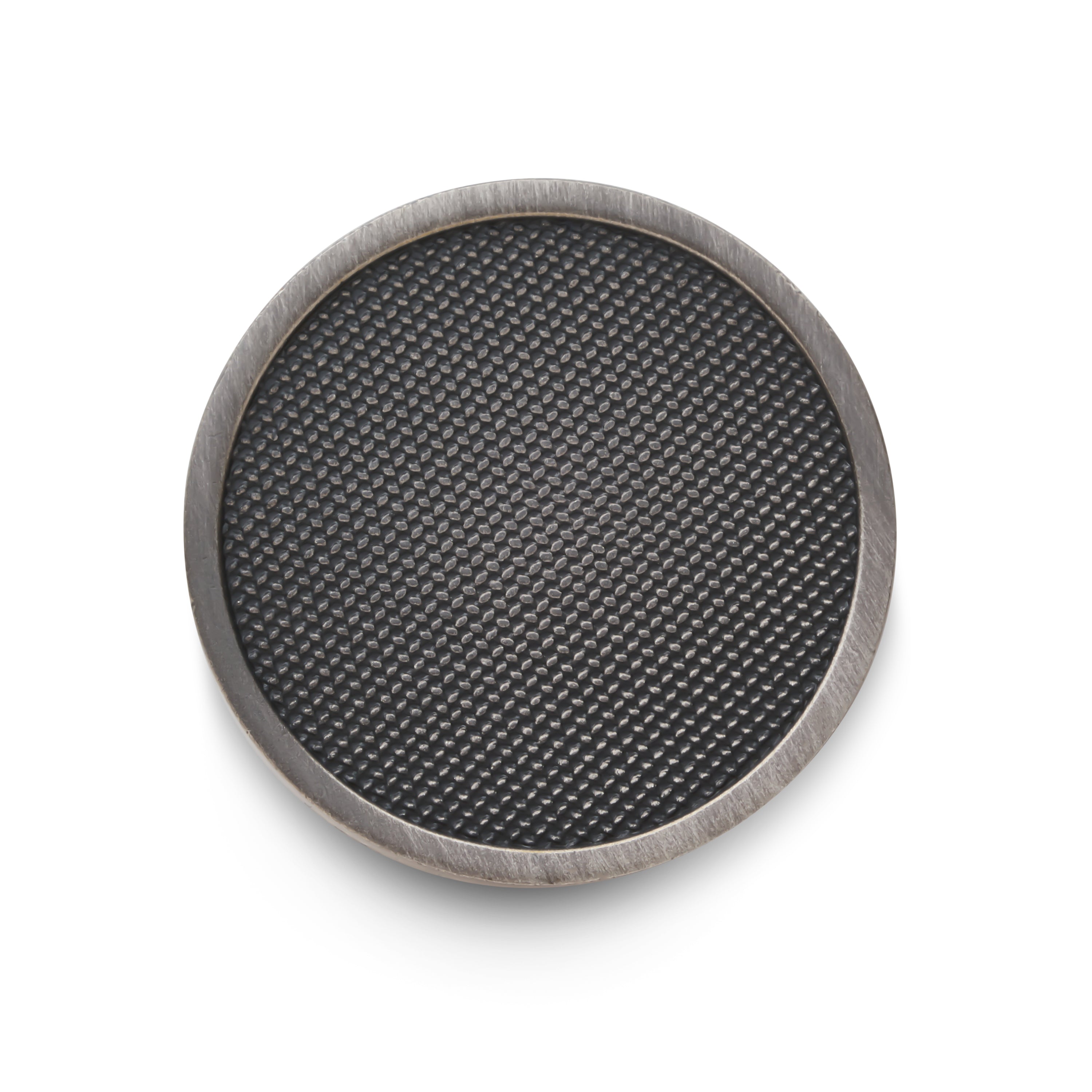 Diamond Weave Blazer Button Set In Antique Silver
