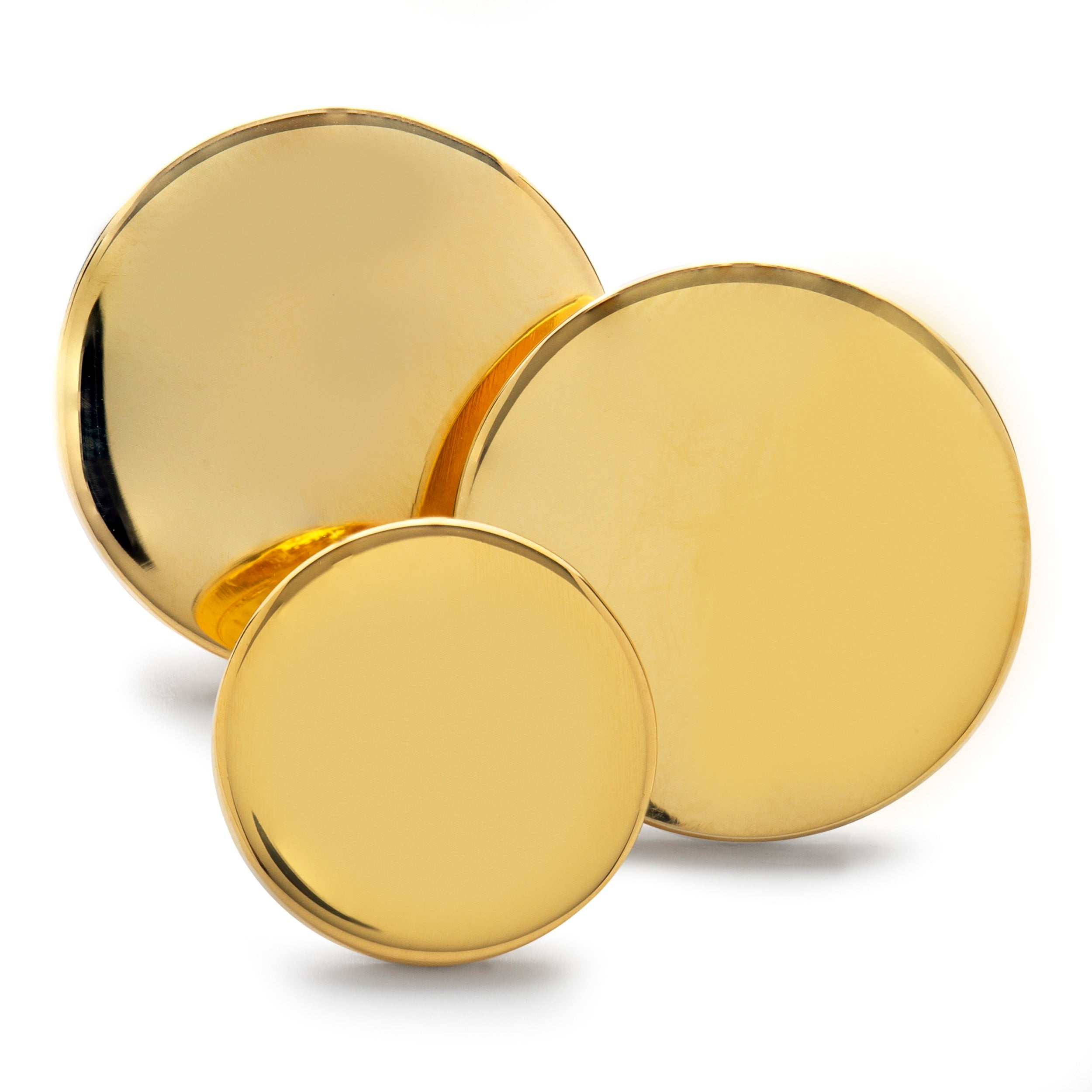 Polished Gold Blazer Button