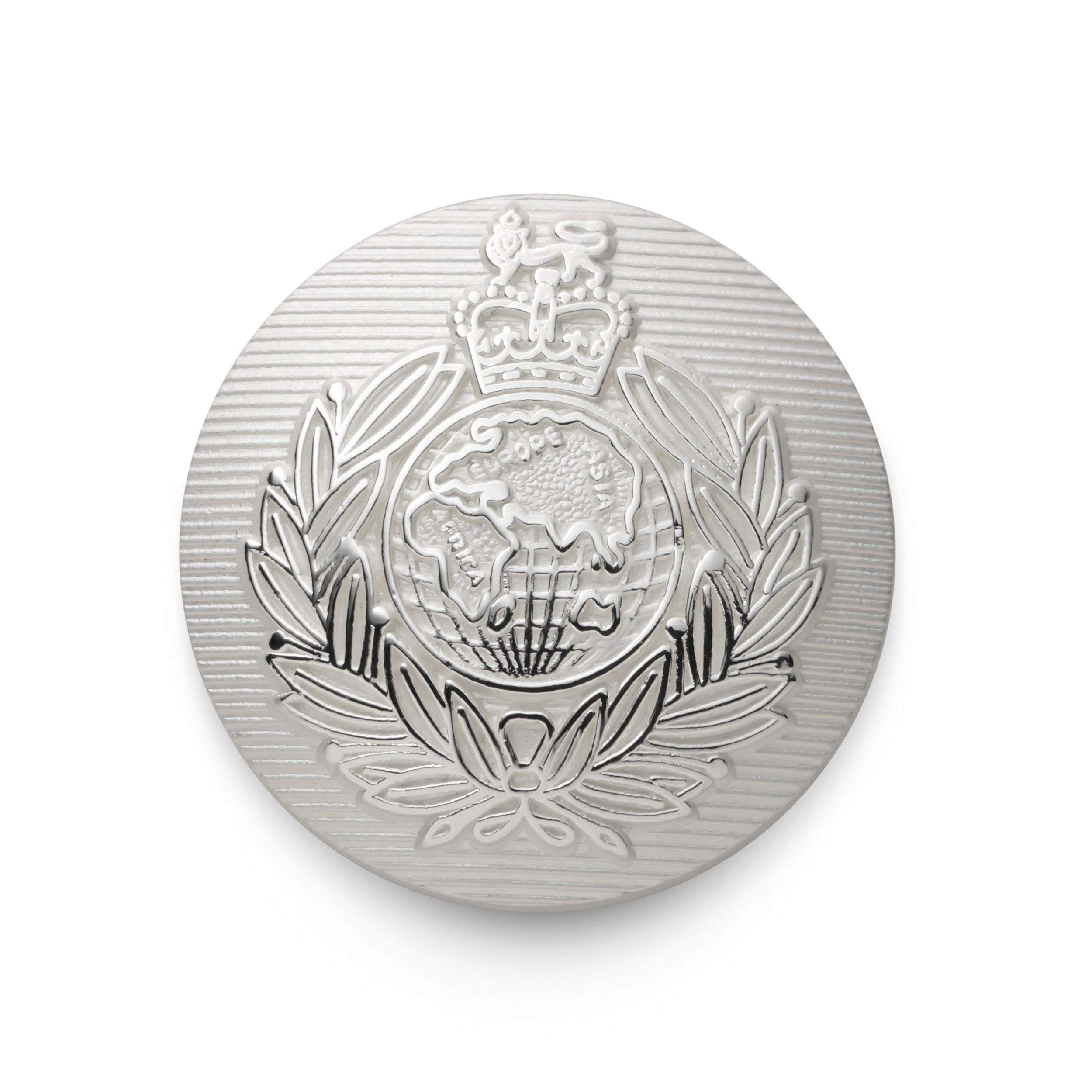 Royal Marines Blazer Button In Silver