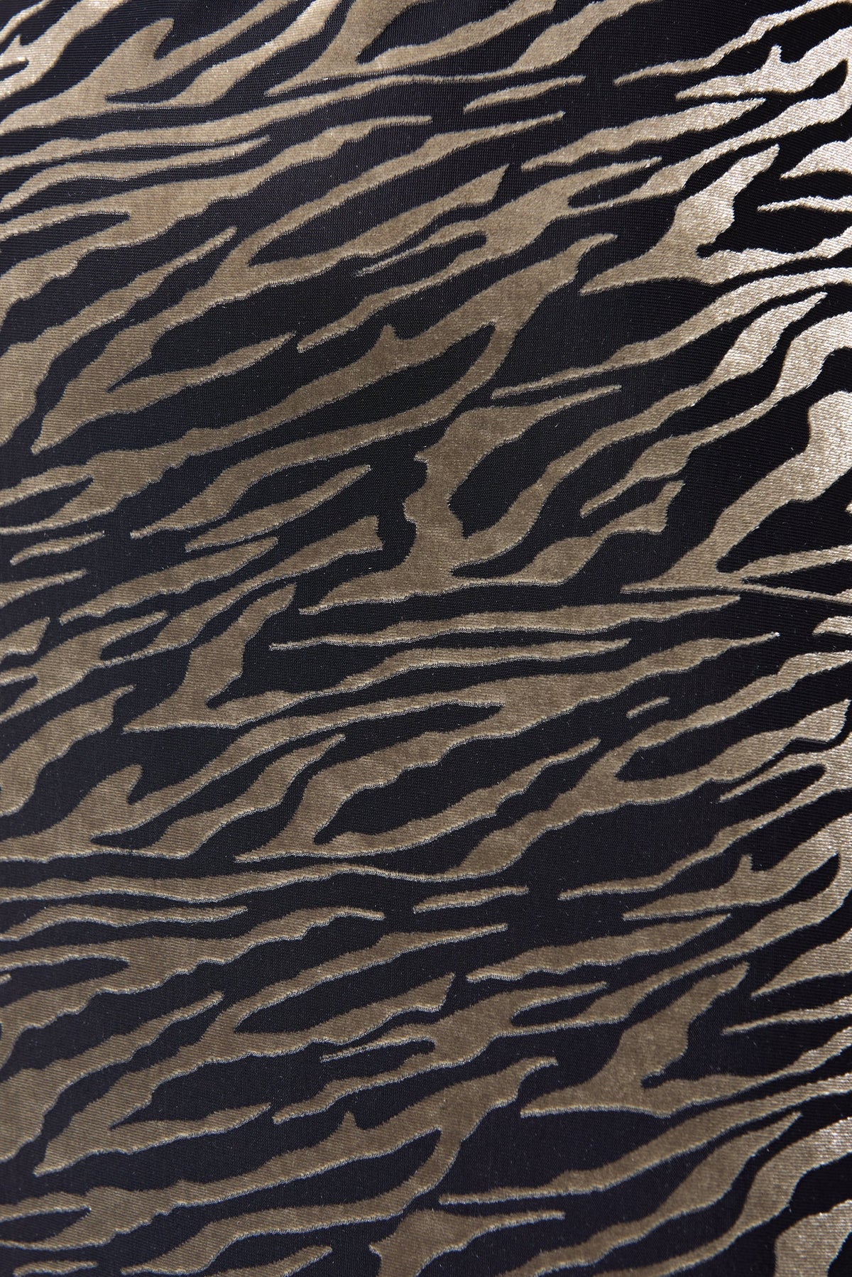 Beyla Zebra Devorie V-Back Midaxi Dress