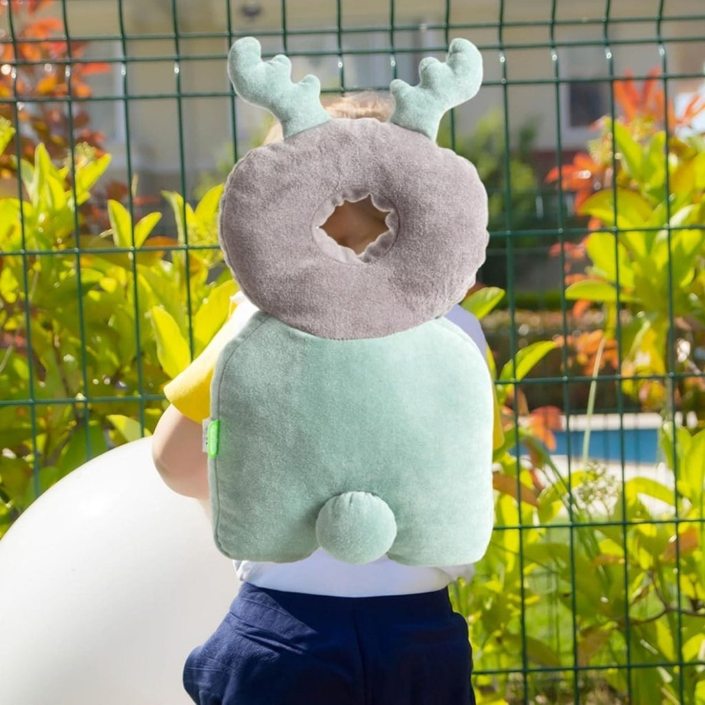 Babyjem Angel Wing Baby Head Protector – Green