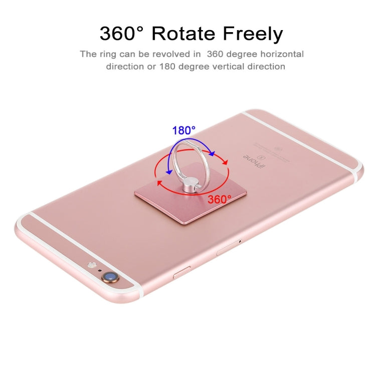 Ring Buckle Multifunction Cell Phone Holder, Pink, White, Tyrant gold