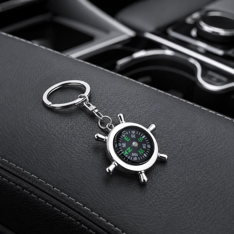 Creative Rudder Compass Style Keychain