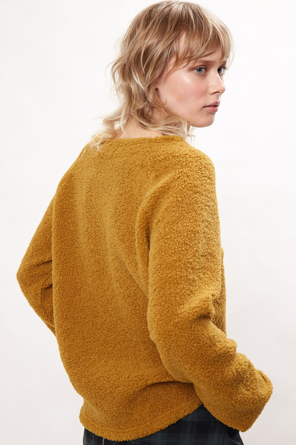 Louche Blanka Borg Sweatshirt Mustard
