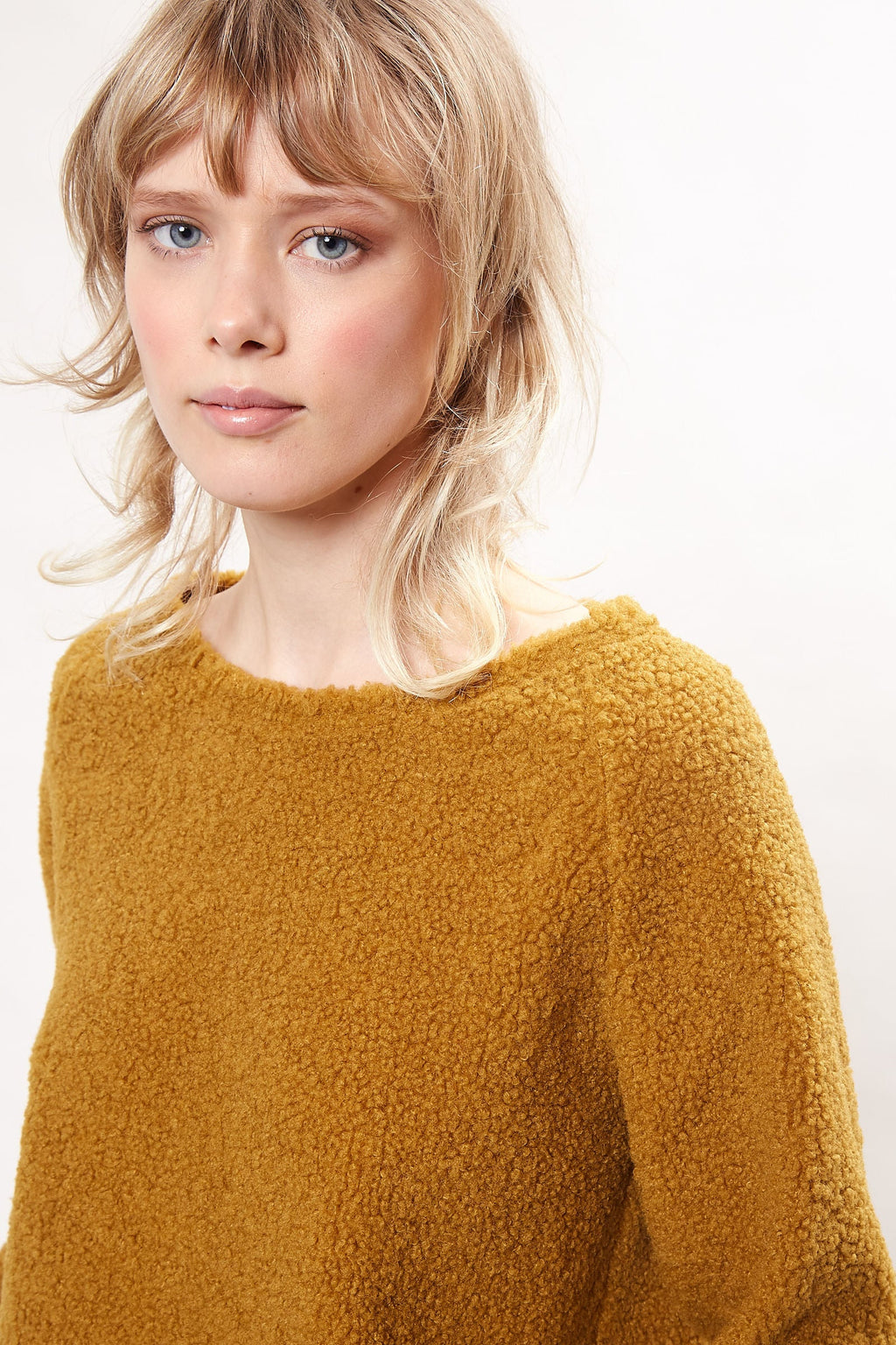 Louche Blanka Borg Sweatshirt Mustard