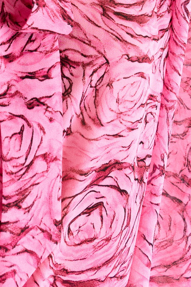 Agatha Rosechild Full Circle Midi Skirt - Pink