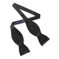 Black Satin Silk Self-Tie Bow Tie