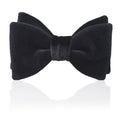 Black Velvet Pre-Tied Bow Tie