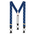Fleur De Lys Braces In Blue