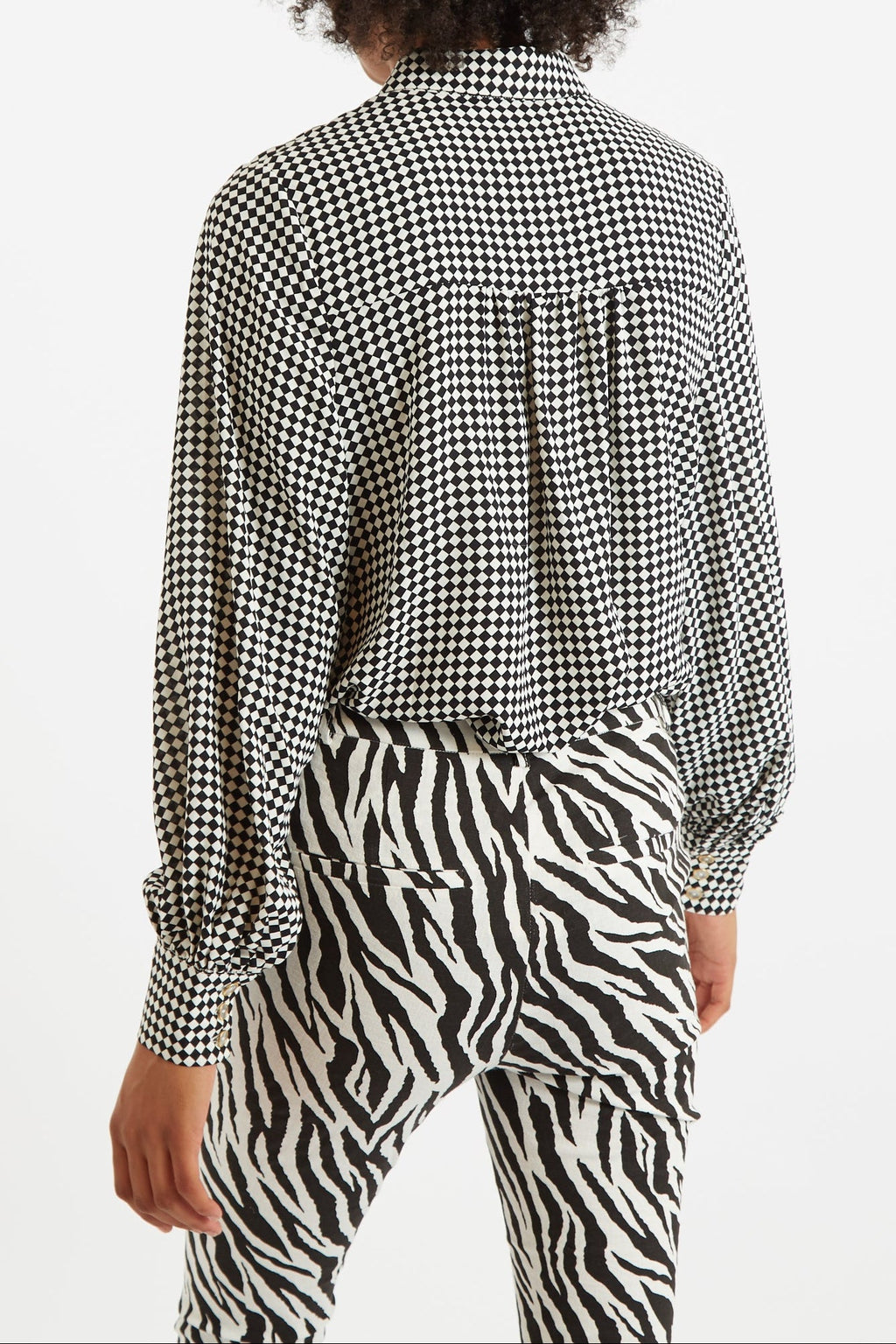 Louche Byron Diamonds Forever Print Shirt