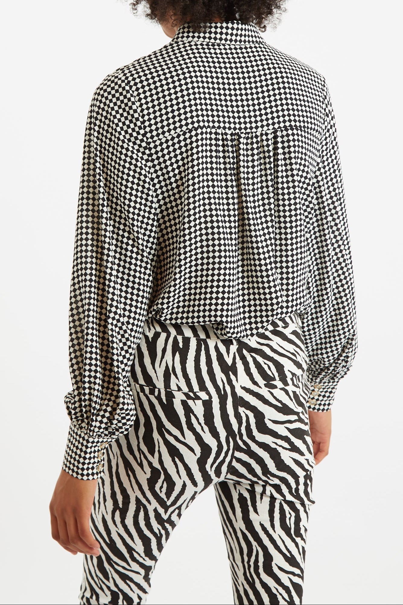 Louche Byron Diamonds Forever Print Shirt