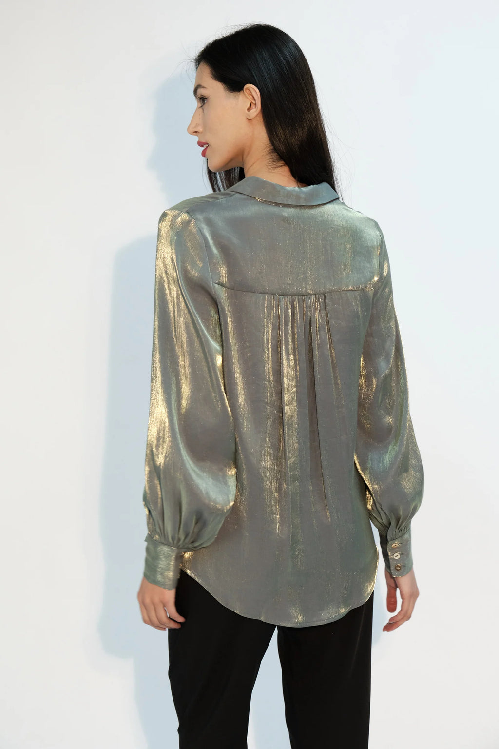 Byron Iridescent Shirt in Green