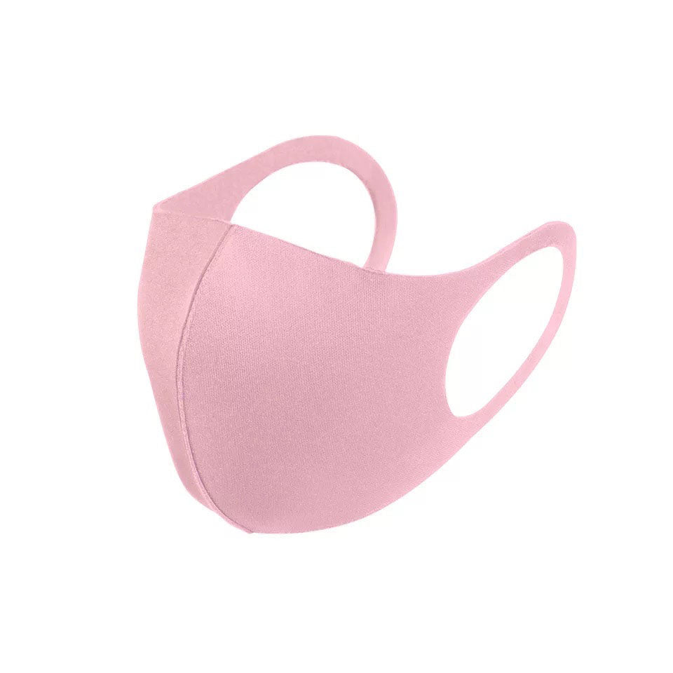 6 Pack Small Childrens Kids Baby Pink Reusable Fabric Face Masks Covering Washable Adult Size