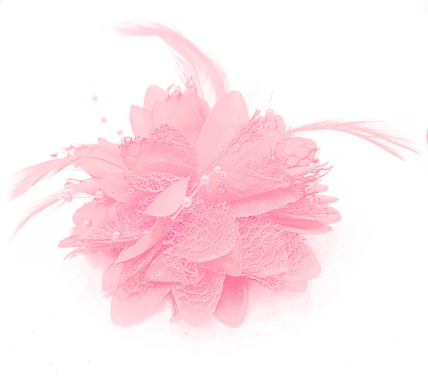 Classic Flower Fascinator - Clip, Band Pin Corsage